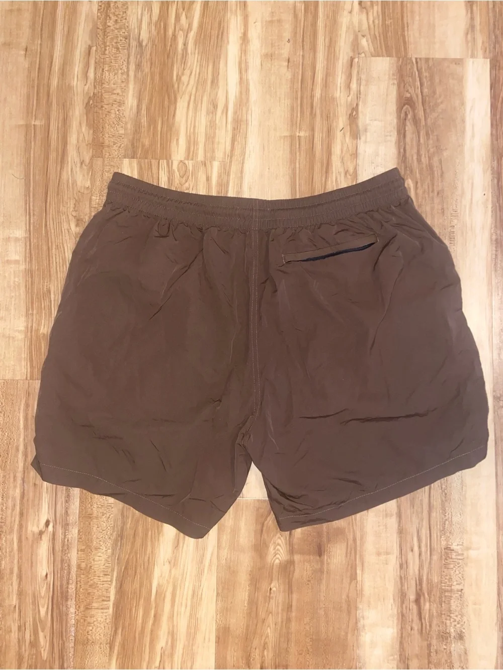 Everlane Sport Short Mens Large Brown Recycled Nylon Stretch Running